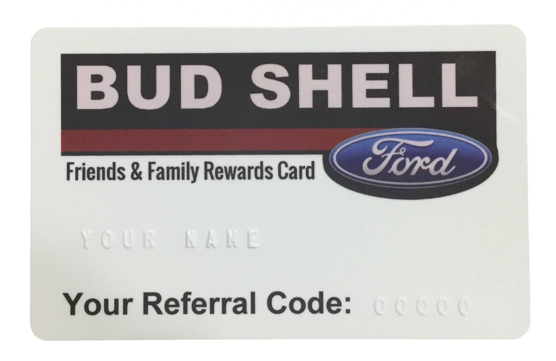 Family and Friends reward card